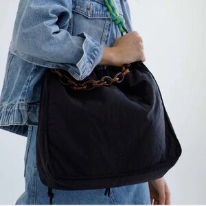Rotunda Sant Hobo Bag- Black